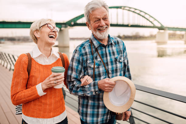 istock Senior couple enjoying their journey by the river 1191865385
