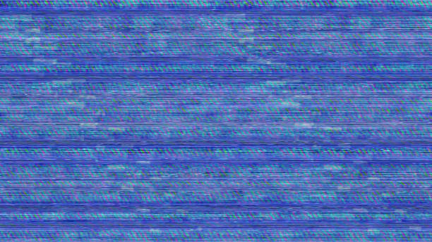 istock GLITCH - TV screen full of blue rainbow noise and interference 1191870613