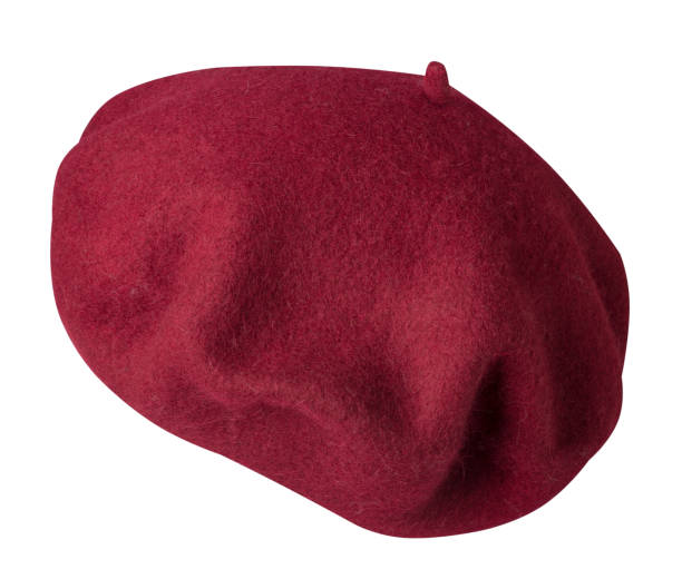 istock Beret isolated on white background. hat female beret 1191874352