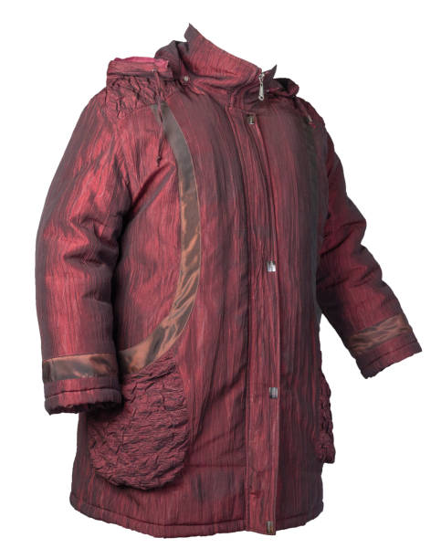 istock female coat with a hood Isolated on a white background. 1191874549