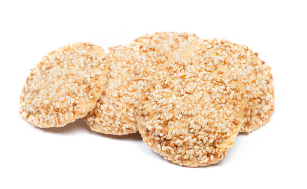istock Group of cookies with sesame seeds 1191889400