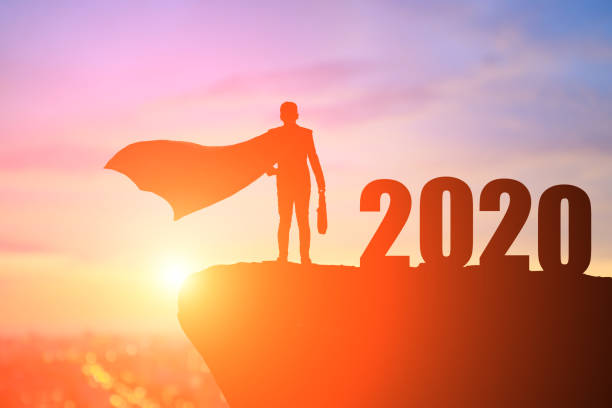 istock silhouette businessman with 2020 1191889745