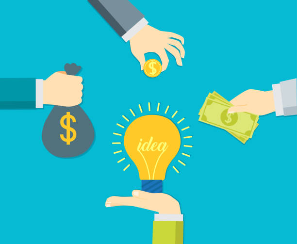 istock Crowdfunding, investing into ideas, funding project by raising monetary contributions, vector illustration 1191891264