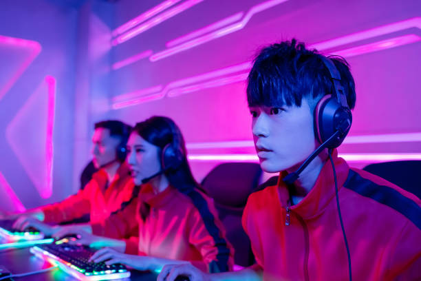 istock pro cyber sport gamers team 1191891670