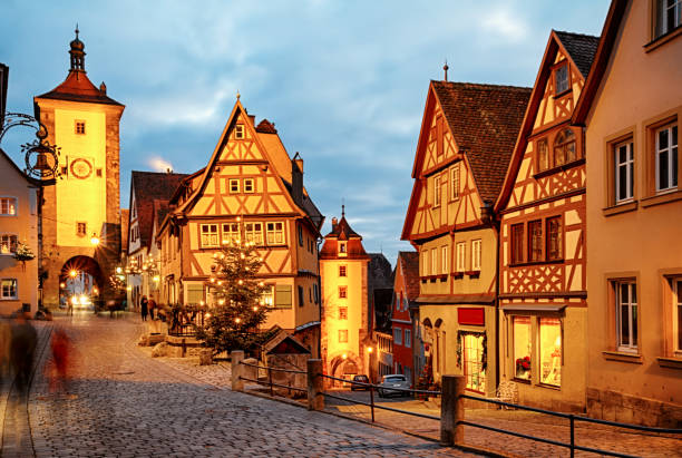 Rothenburg ob der Tauber stock photo