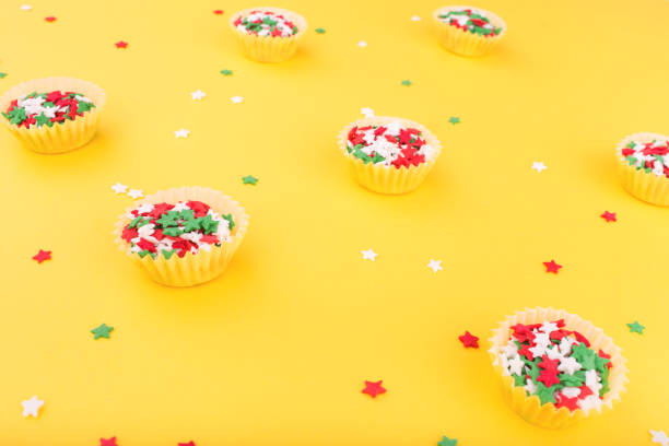 istock Various sugar sprinkles in the form of stars and multicolored sprinkles sprayed around. 1191894743