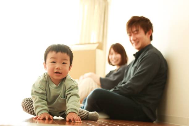 istock Moving New house for baby 1191899824
