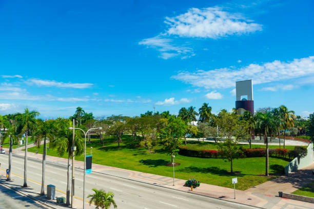 istock Bayfront park in downtwon Miami seen from above 1191899985