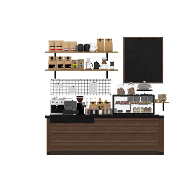 istock 3D render of cafetaria and restaurant 1191901251