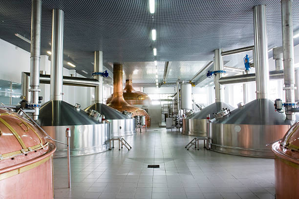 birrificio - bottling plant brewery industry food foto e immagini stock