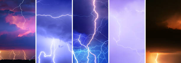 istock Lightning and stormy clouds smart phone wallpapers 1191905517