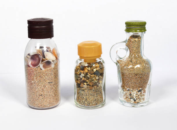 istock Sea sand shells in a bottle 1191905626