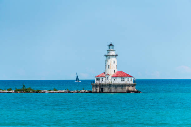 istock Chicago Lighthouse on Lake Michigan 1191906055