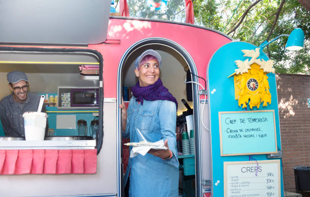 istock Creperie food truck 1191908845