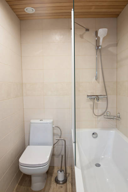 istock Fragment with shower in luxury apartment 1191910139