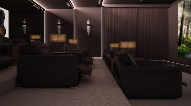 istock Brown Cinema Room 1191913778