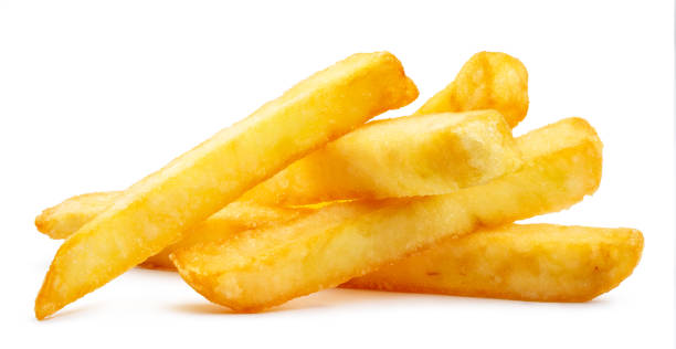istock Potato fries on white 1191915337