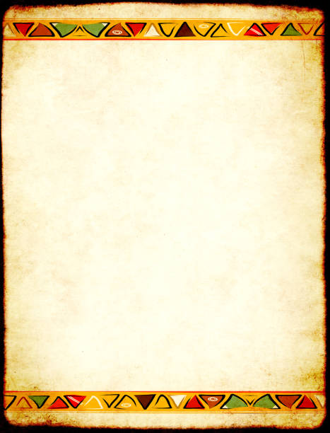 istock Grunge background with ethnicity ornaments 1191920955