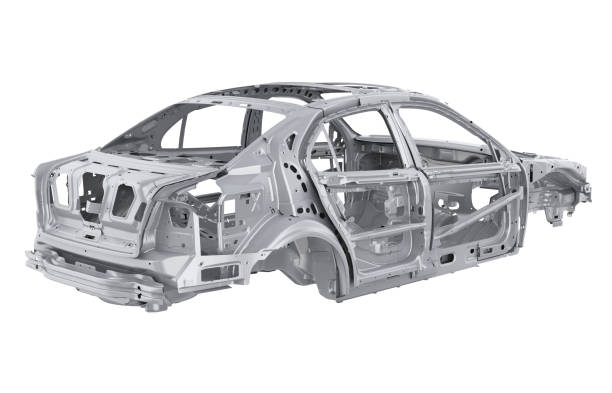istock Unibody Car Chassis Frame Isolated 1191921010