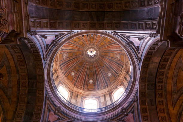 Interior of Basilica da Estrela in Lisbon