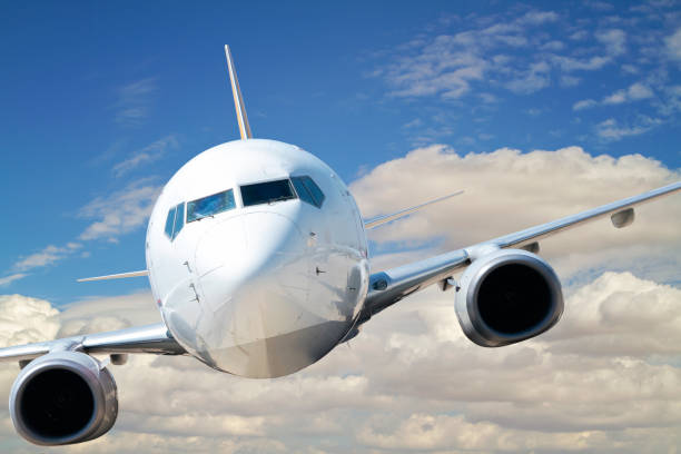 istock Passenger airplane in the sky. 1191929396