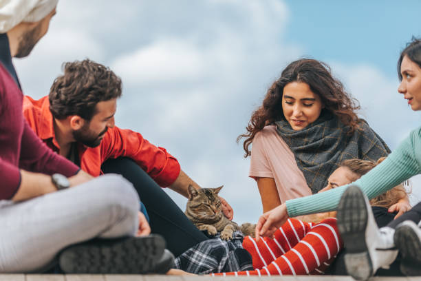 istock Group of friends enjoying 1191938917