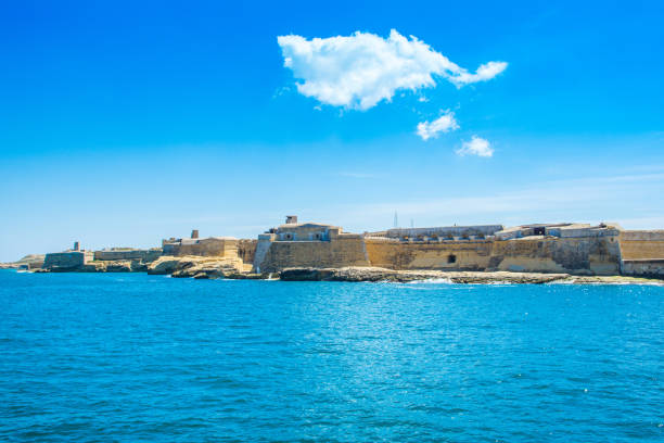 istock Landscape with old Fort Rinella, Kalkara, Malta 1191939409