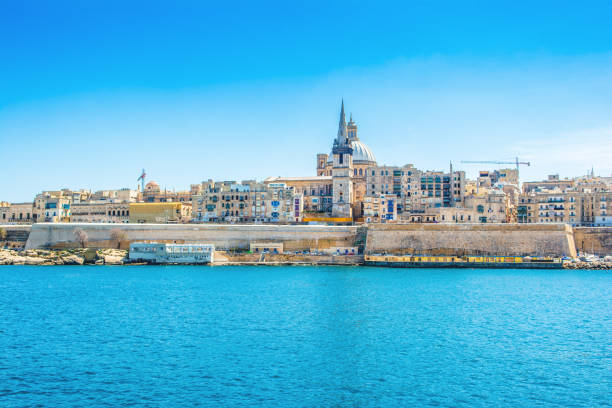 istock Beautiful landscape with a panoramic view of the Valletta 1191939596