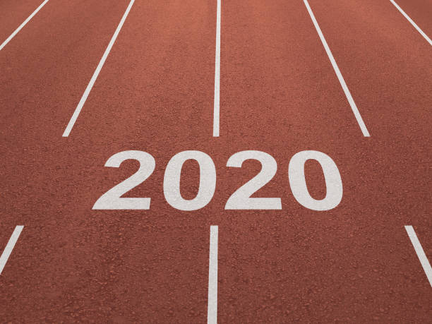 istock New year 2020 road start sport track 1191940174