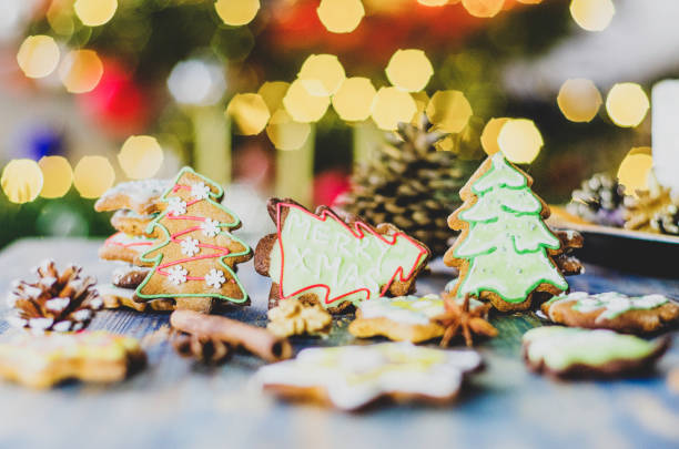 istock delicious handmade ginger cakes on bokeh background 1191947109