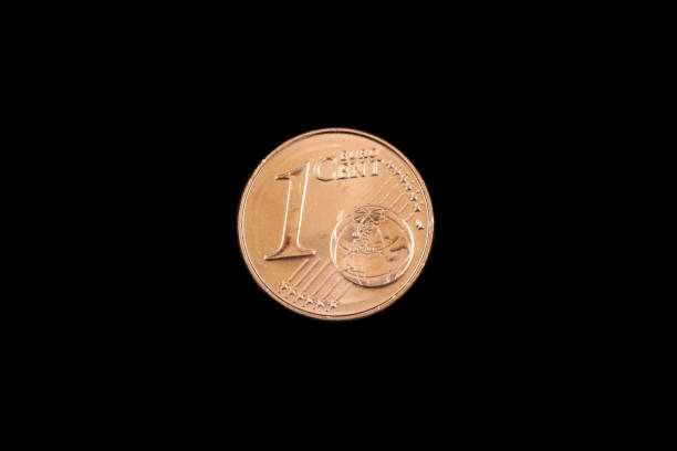 istock A one Euro cent coin isolated on a black background 1191947892