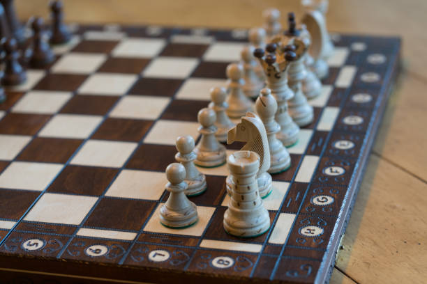 Chess Pieces Detail Board Game