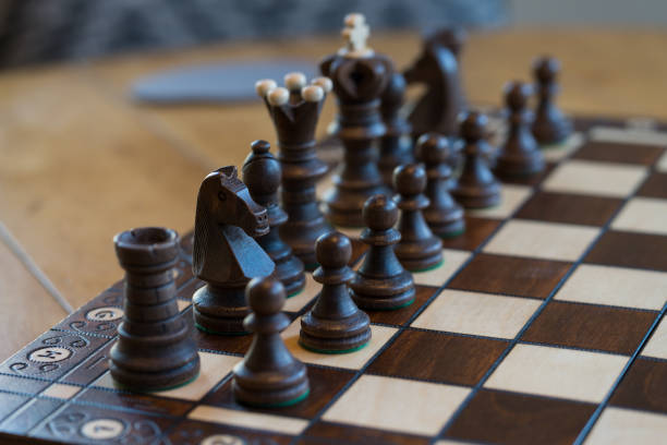 istock Chess Pieces Detail Board Game 1191952233