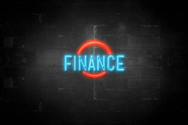 istock Finance Message on Flickering Neon Sign 1191959202