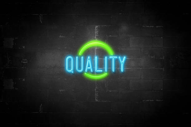 istock Quality Message on Flickering Neon Sign 1191959491