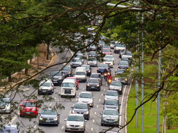 istock multitude of commuters driving to and from work 1191967072