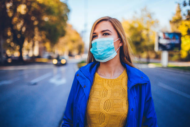 istock Woman with mask 1191975499