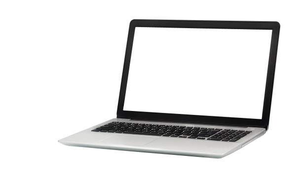 istock Laptop isolated on the white background with clipping path 1191979625