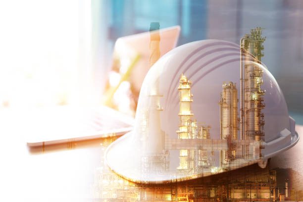 istock Safety hats for industrial 1191985029