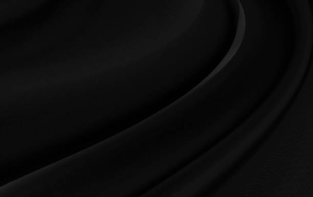 istock Black gray satin dark fabric texture luxurious shiny that is abstract silk cloth background with patterns soft waves blur beautiful. 1191995730