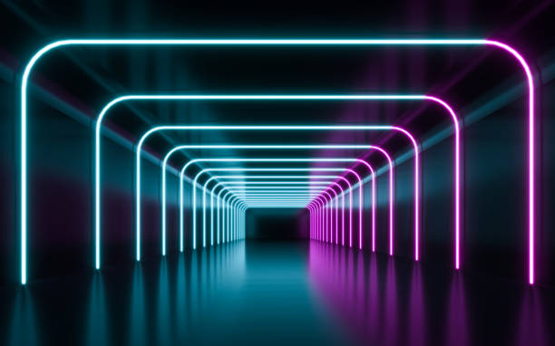 istock Blue and purple neon 1191997956