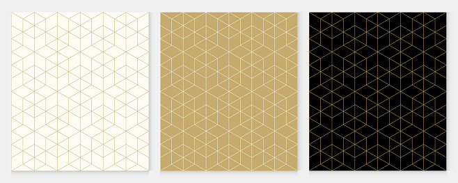 istock Background pattern seamless geometric line abstract gold luxury color vector. Christmas background. 1192002391
