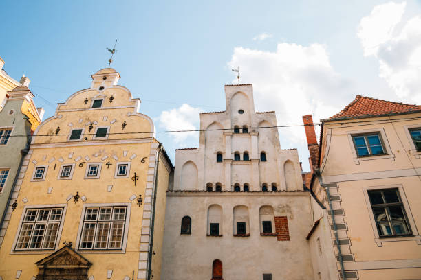 istock Old town Three Brothers building in Riga, Latvia 1192002764