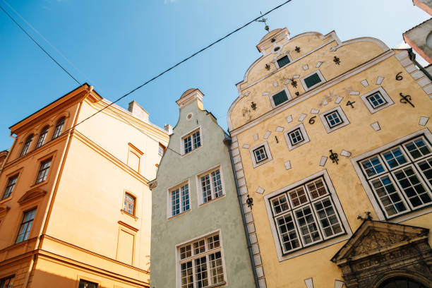 istock Old town Three Brothers building in Riga, Latvia 1192002792