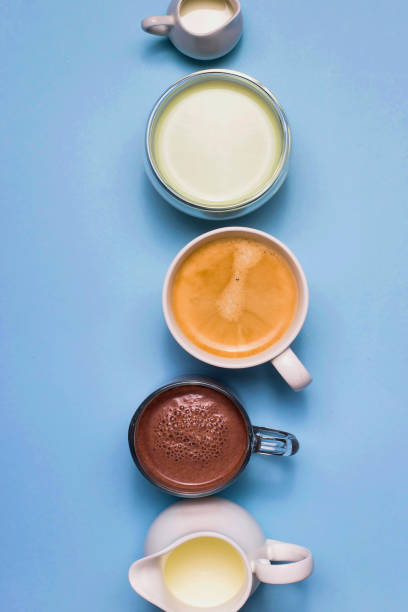 istock Different drinks on the classic blue color of the year 2020. 1192008768