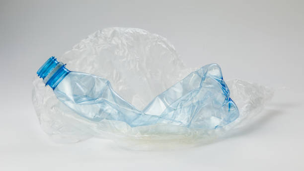 istock Plastic bottle, bag on a light background. The concept of ecology 1192011627