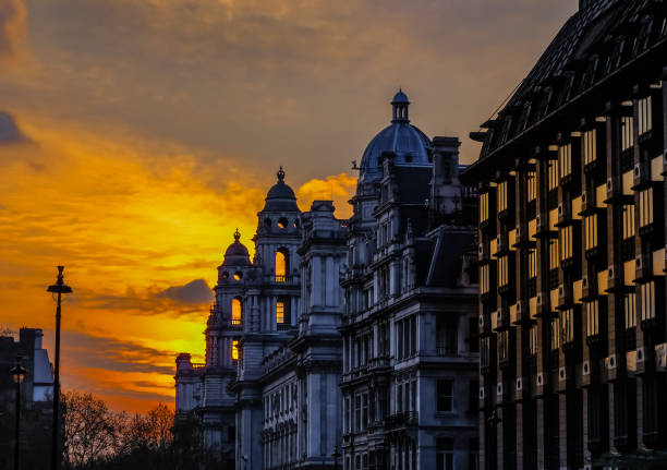 istock Downtown district of London, England, at sunset 1192014883