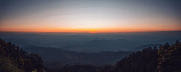 istock landscape mountains forests sky in the evening sunset 1192016365