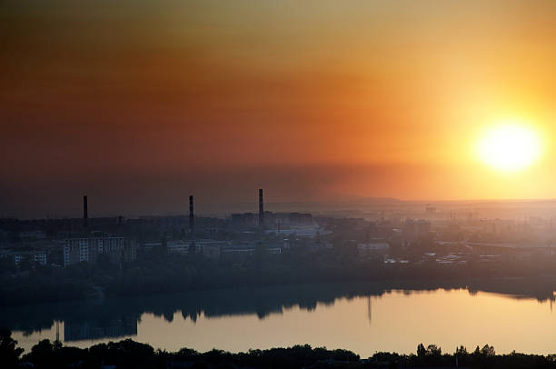 istock Sunset in the city 119202252