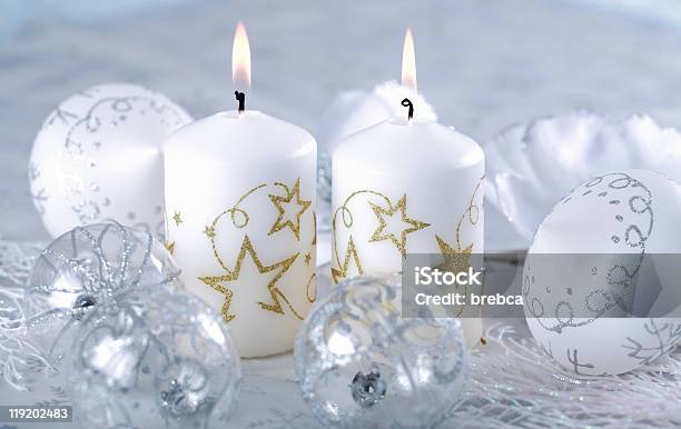 Merry Christmas Stock Photo - Download Image Now - Arrangement, Candle, Christmas